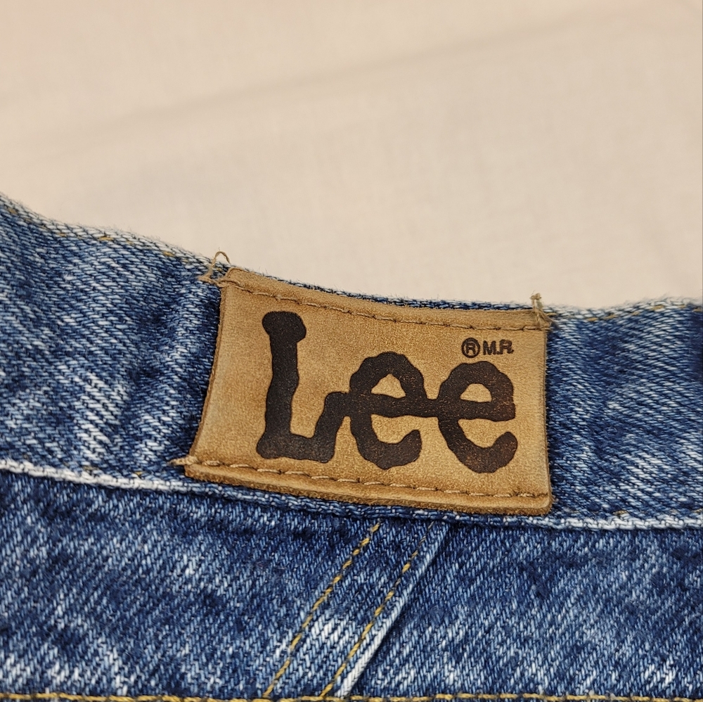 Vtg Lee High Waist Mom Jeans Sz 18 Pet - Picture 3 of 5